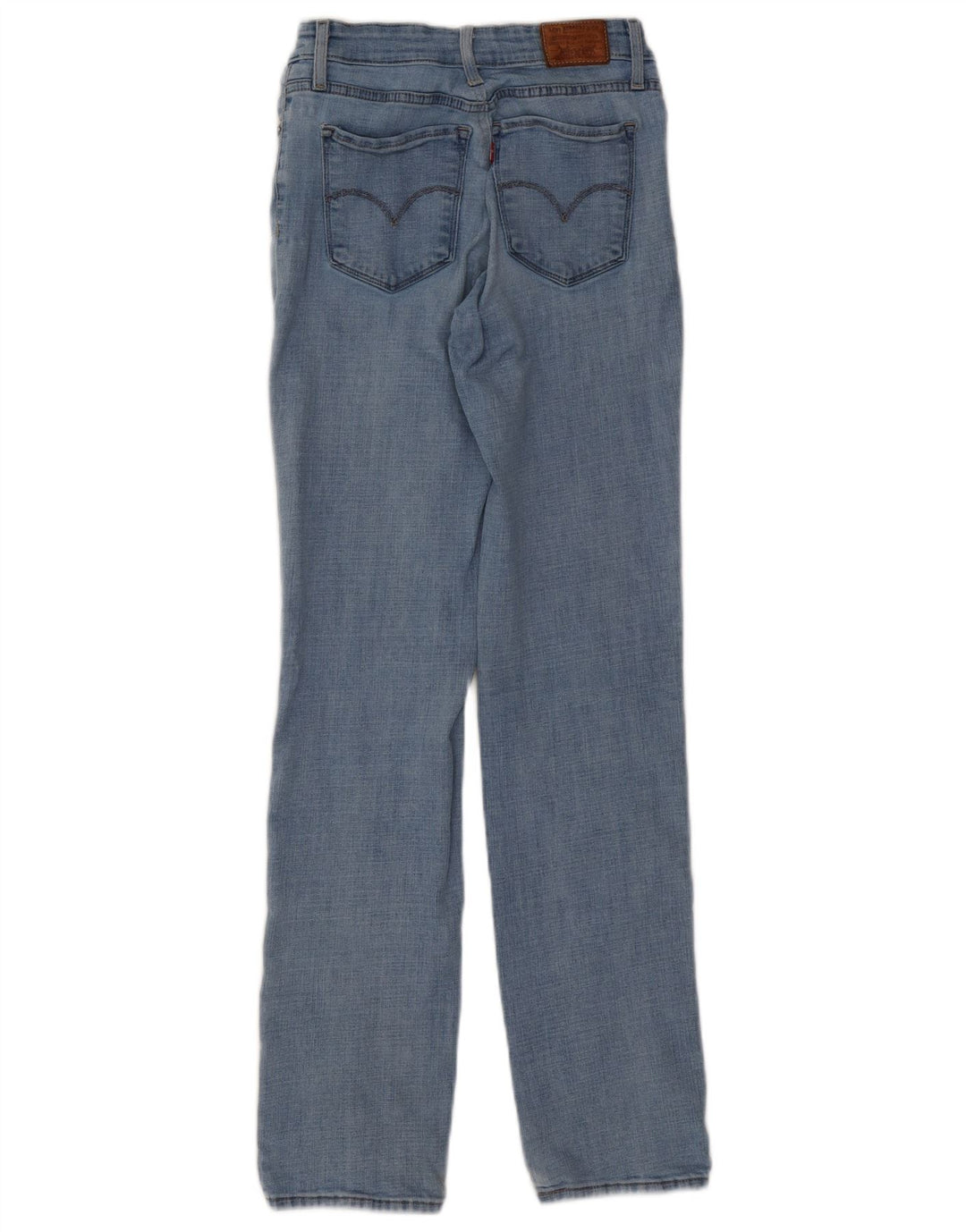 LEVI'S Straight Jeans til kvinder W29 L32 Blå Bomuld