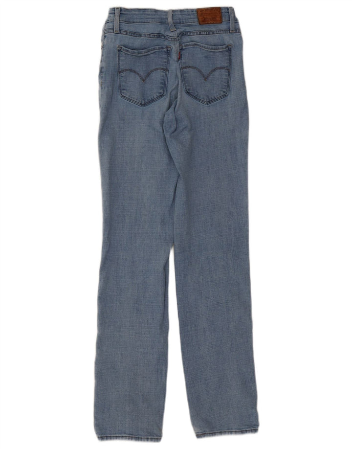 LEVI'S Straight Jeans til kvinder W29 L32 Blå Bomuld
