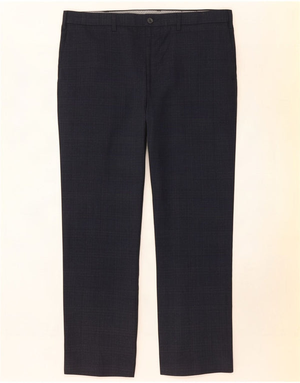 Marks & Spencer Straight Casual Bukser til mænd W40 L29 Marineblå polyester