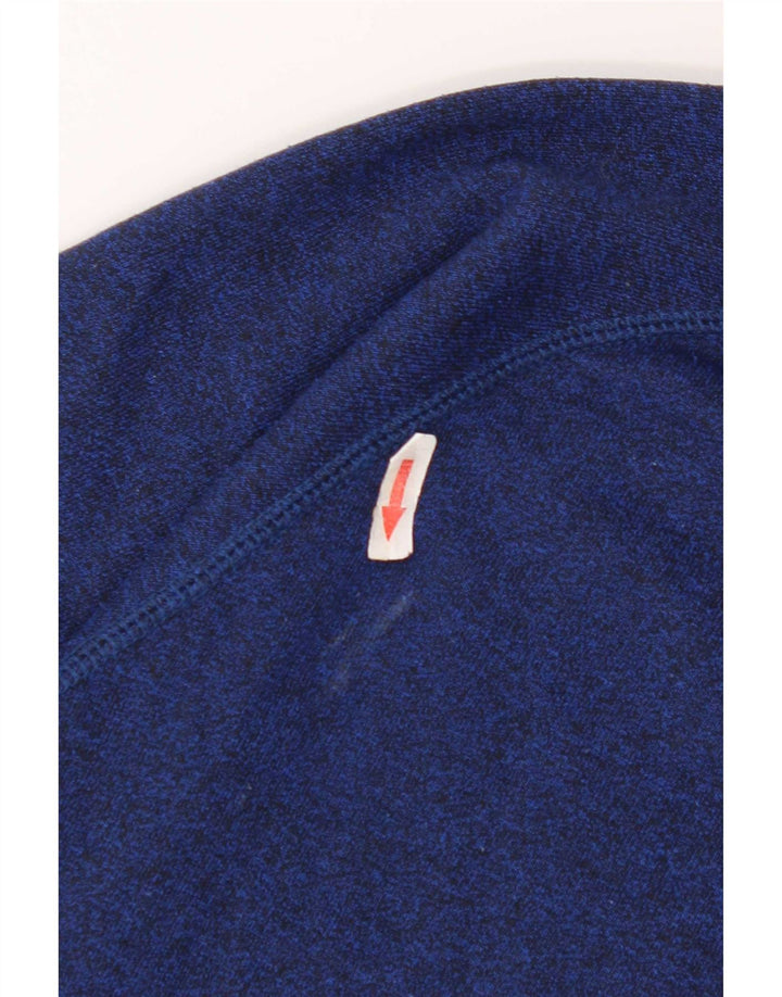 Nike Sweatshirt til mænd, stor blå farveblok bomuld