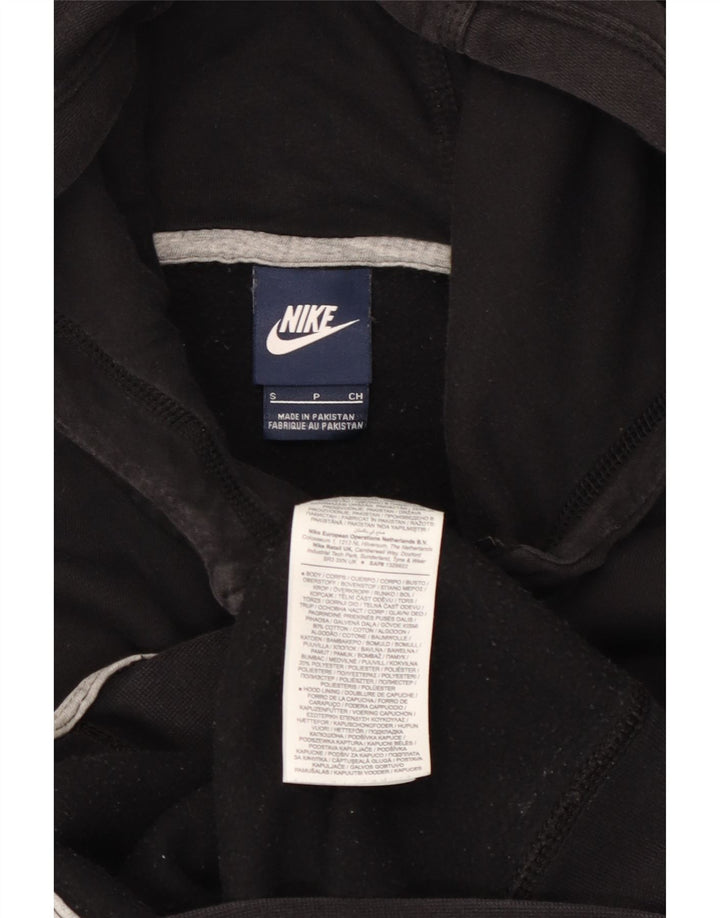 Nike Hættetrøje med lynlås til mænd, lille sort bomuld