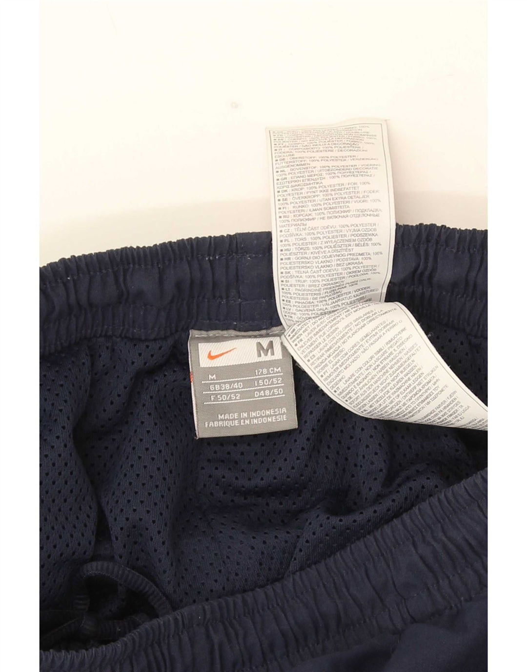 Nike træningsdragt til mænd Joggers UK 38/40 Medium marineblå polyester