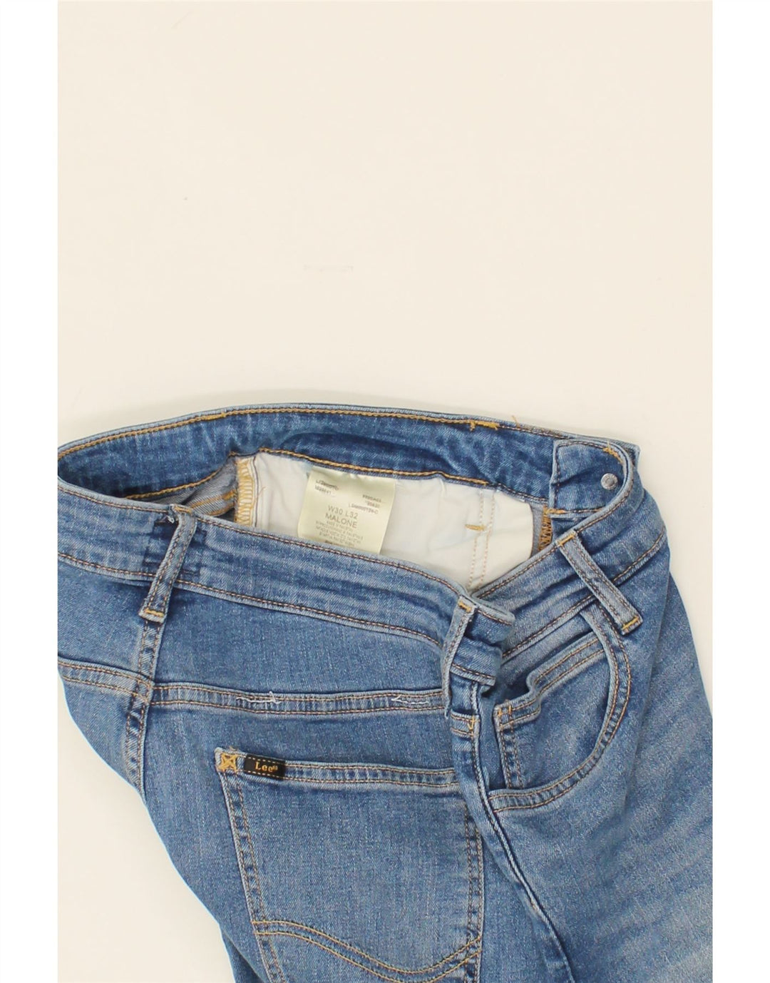 LEE Womens Malone Skinny Jeans W30 L32  Blue Cotton Vintage Lee and Second-Hand Lee from Messina Hembry 