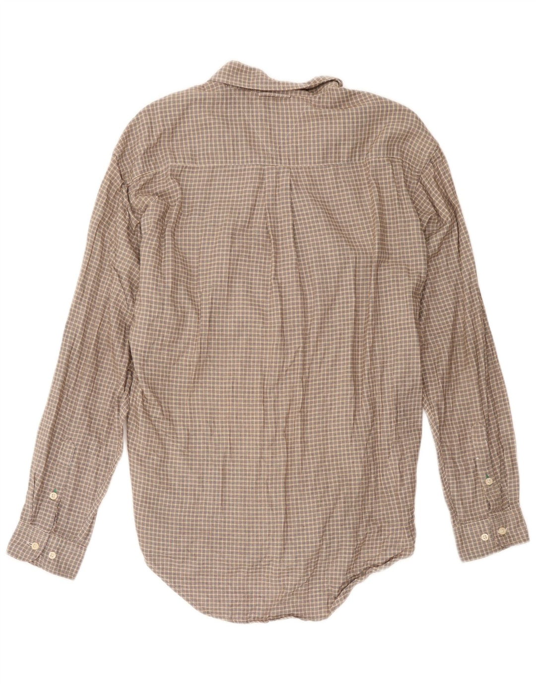Tommy Hilfiger herreskjorte medium brun ternet bomuld