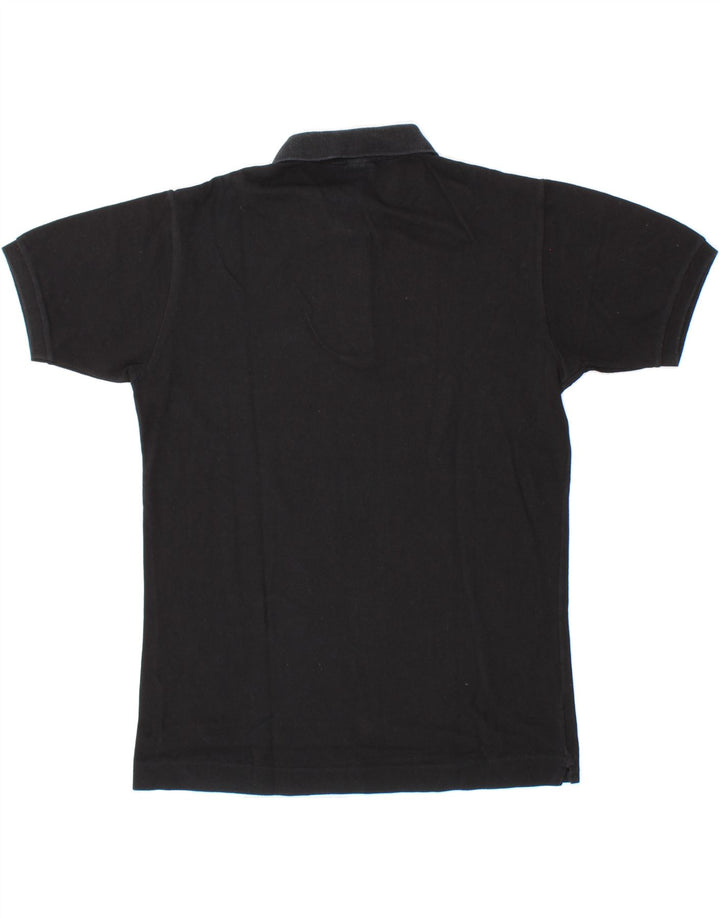 BENETTON Mens Polo Shirt Small Black Cotton Vintage Benetton and Second-Hand Benetton from Messina Hembry 