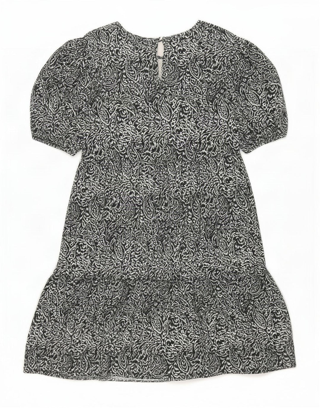 Marks & Spencer Damekjole UK 12 Medium Sort Paisley Polyester