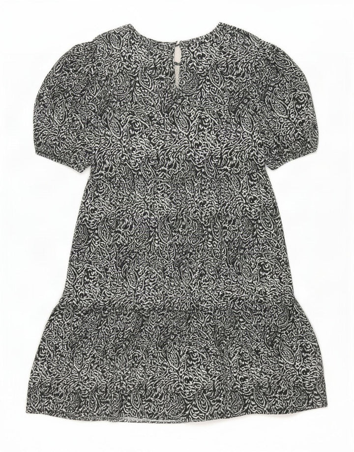 Marks & Spencer Damekjole UK 12 Medium Sort Paisley Polyester
