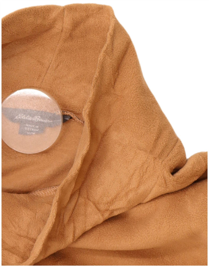 Eddie Bauer Dame Longline Fleece Jumper UK 14 Medium Brun Polyester