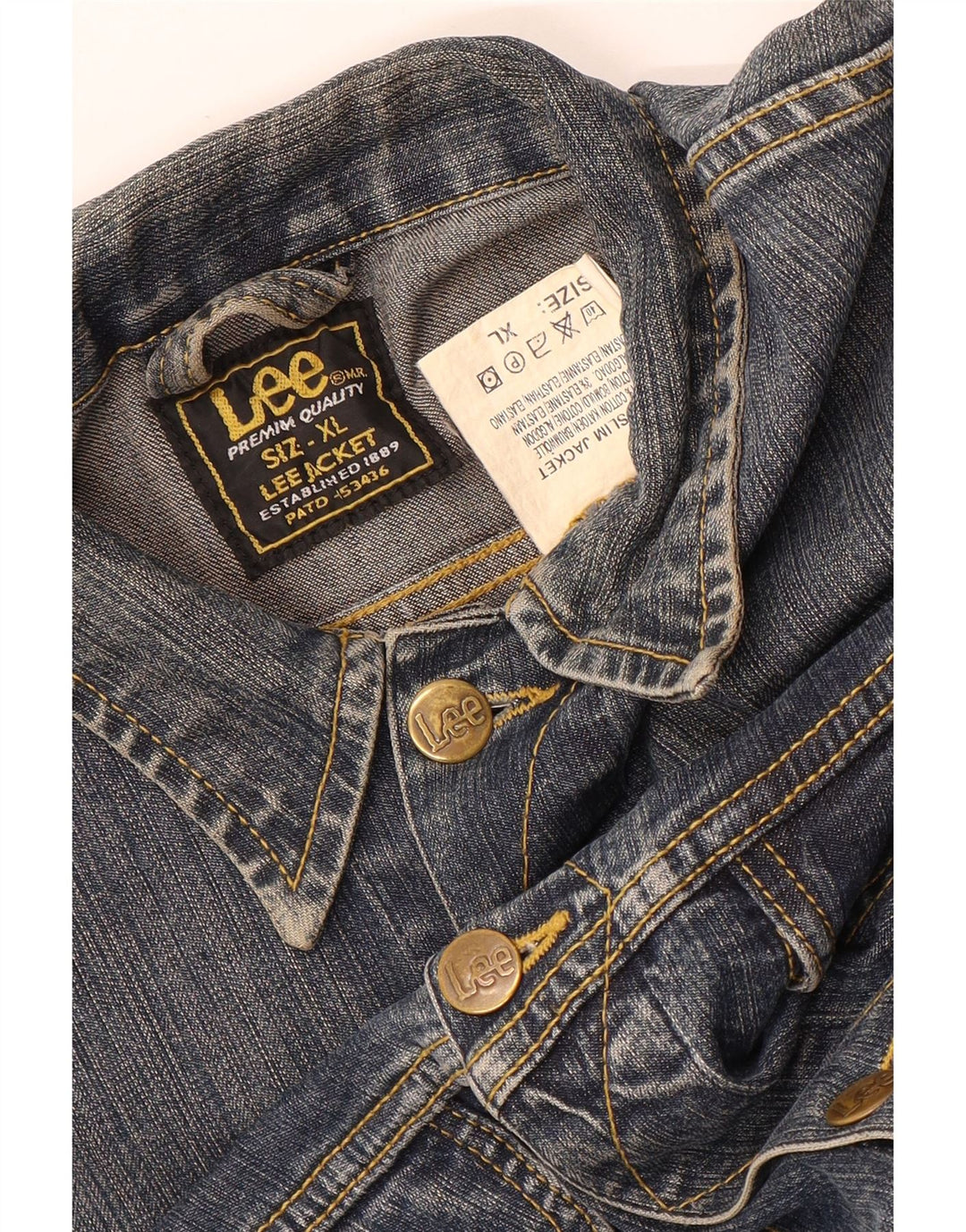 Lee Boys Denimjakke 14-15 år XL Blå Bomuld