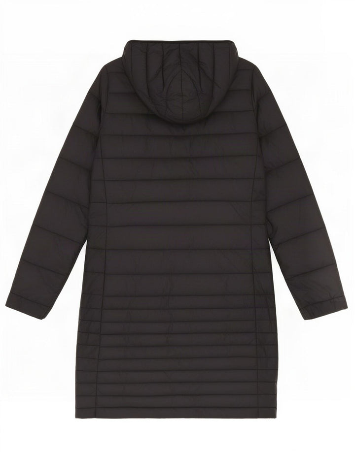 Puffa Dame Hooded Polstret Frakke UK 8 Small Black Nylon