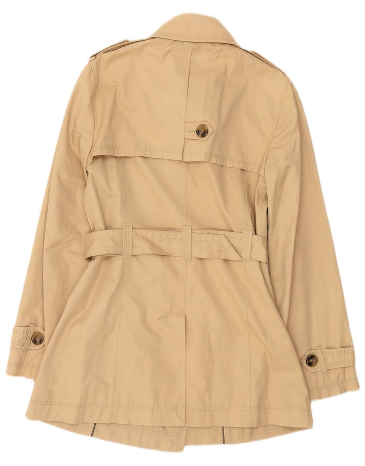 Massimo Dutti Dame Trench Coat UK 12 Medium Beige Viscose