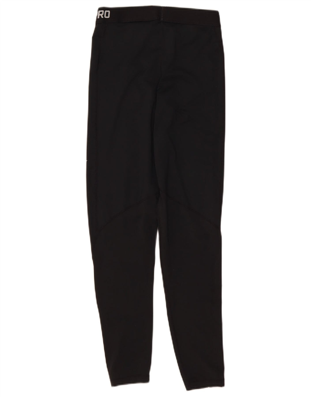 Nike Dame Dri Fit Grafiske Leggings UK 12 Medium Sort Polyester