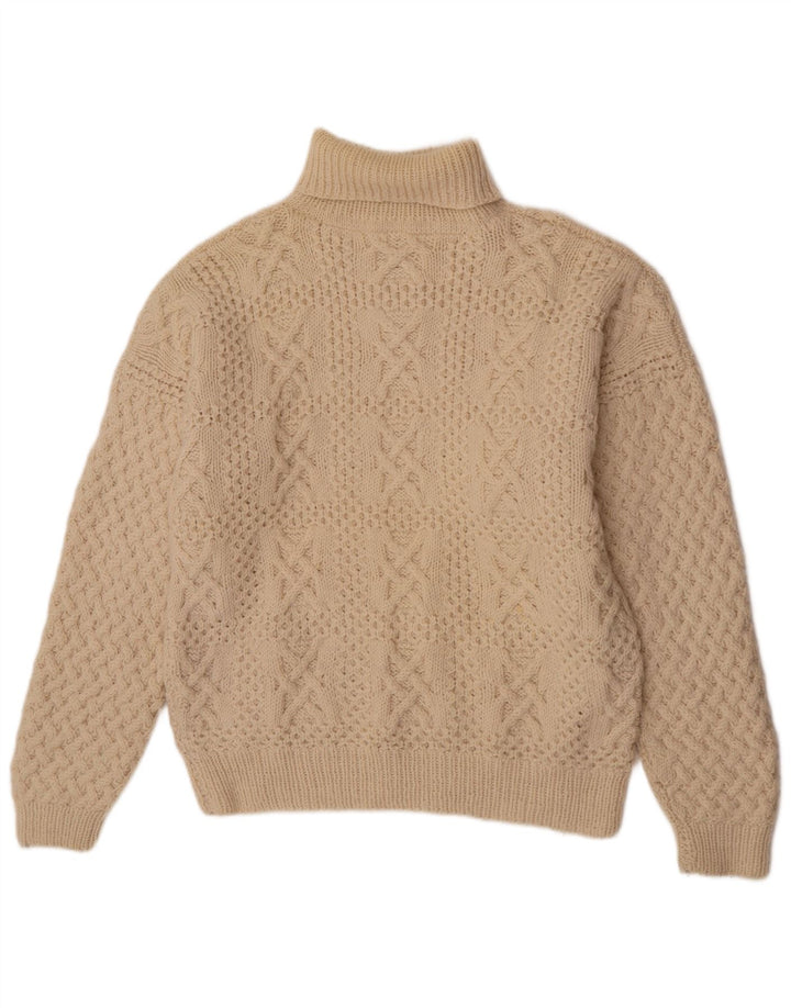 Vintage Herre rullehals sweater XL Off White