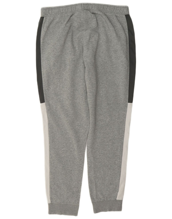 Nike Herre grafisk træningsdragt Bukser Joggers Large Grå Colourblock Bomuld
