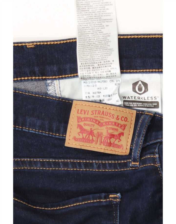 Levi's Dame 312 Shaping Slim Jeans W31 L30 Marineblå Bomuld