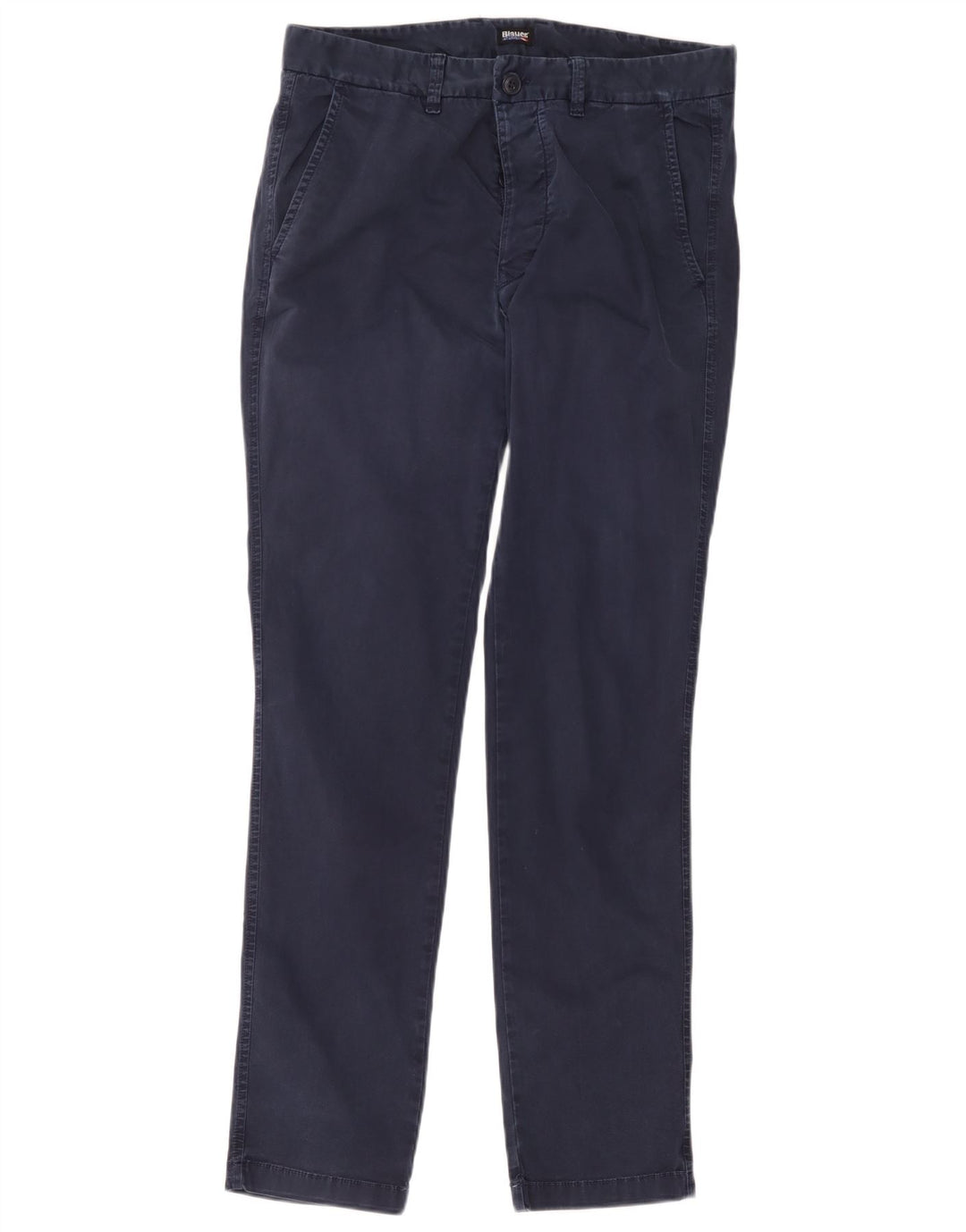 Blauer Herre Slim Chino Bukser W34 L33 Marineblå Bomuld