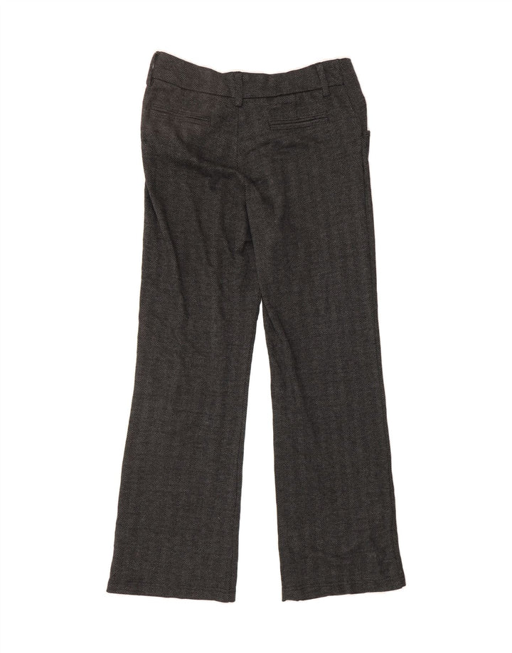 LEE Womens Riders Casual Trousers US 10 Large W30 L30 Grey Herringbone Vintage Lee and Second-Hand Lee from Messina Hembry 