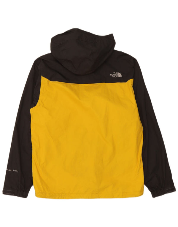 The North Face Regnjakke med hætte til mænd UK 36 Small Black Colourblock Nylon
