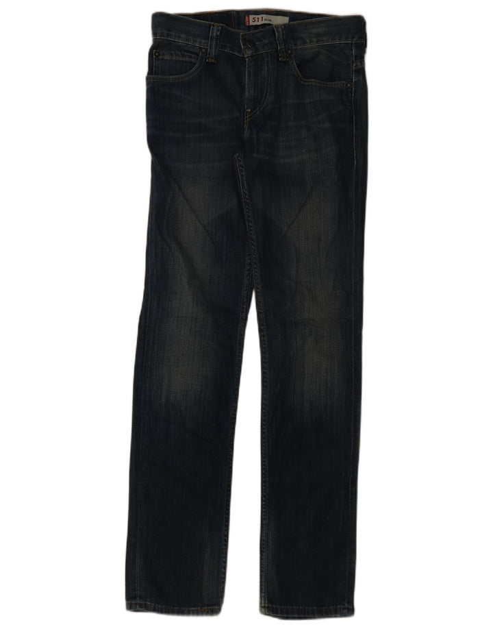 Levi's Herre 511 Slim Jeans W31 L34 Marineblå Bomuld