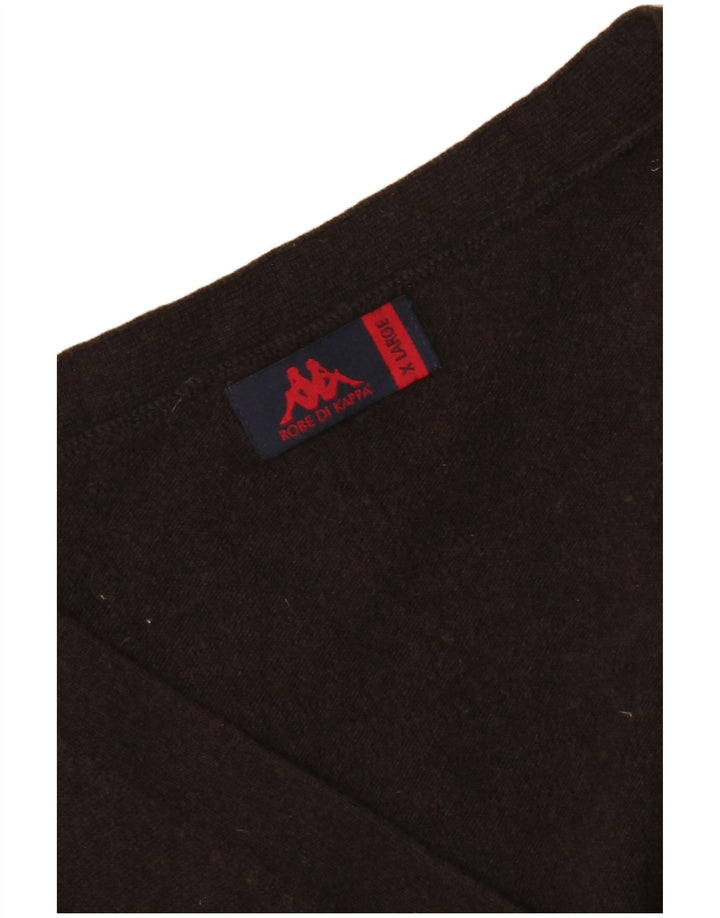 Kappa herre cardigan sweater XL brun