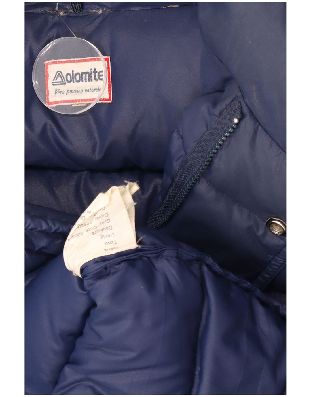 Dolomite Herre polstret jakke UK 40 Stor marineblå nylon