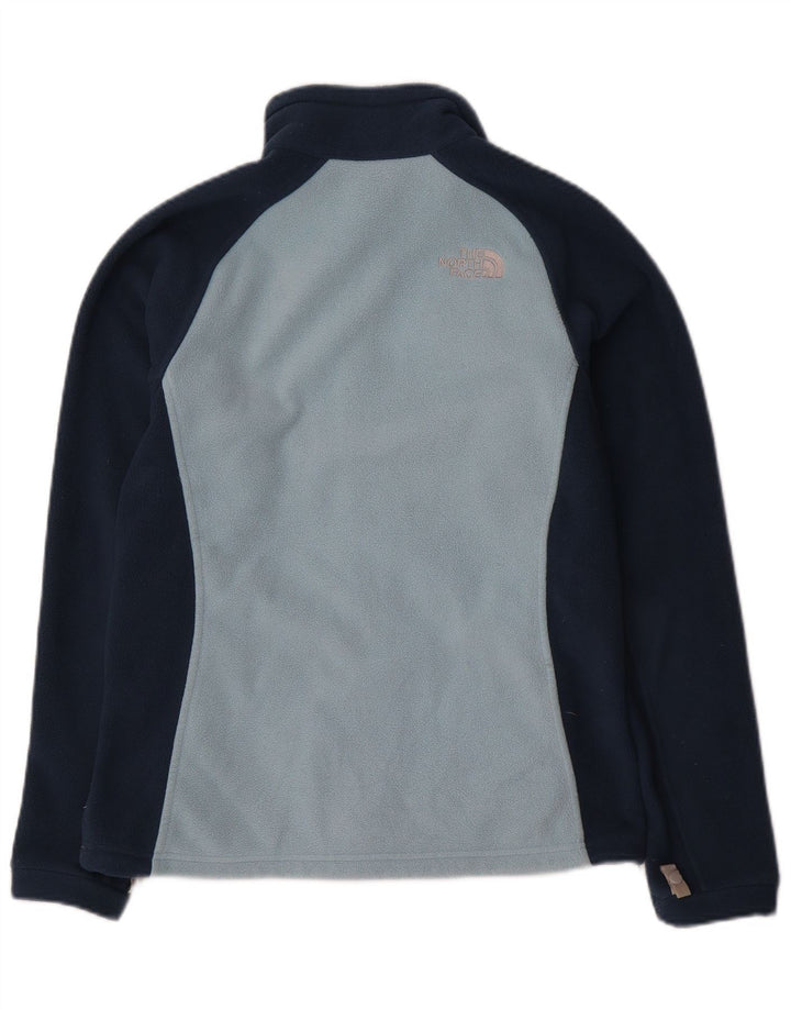The North Face Dame Liner Fleece Jacket UK 10 Small Blue Colourblock