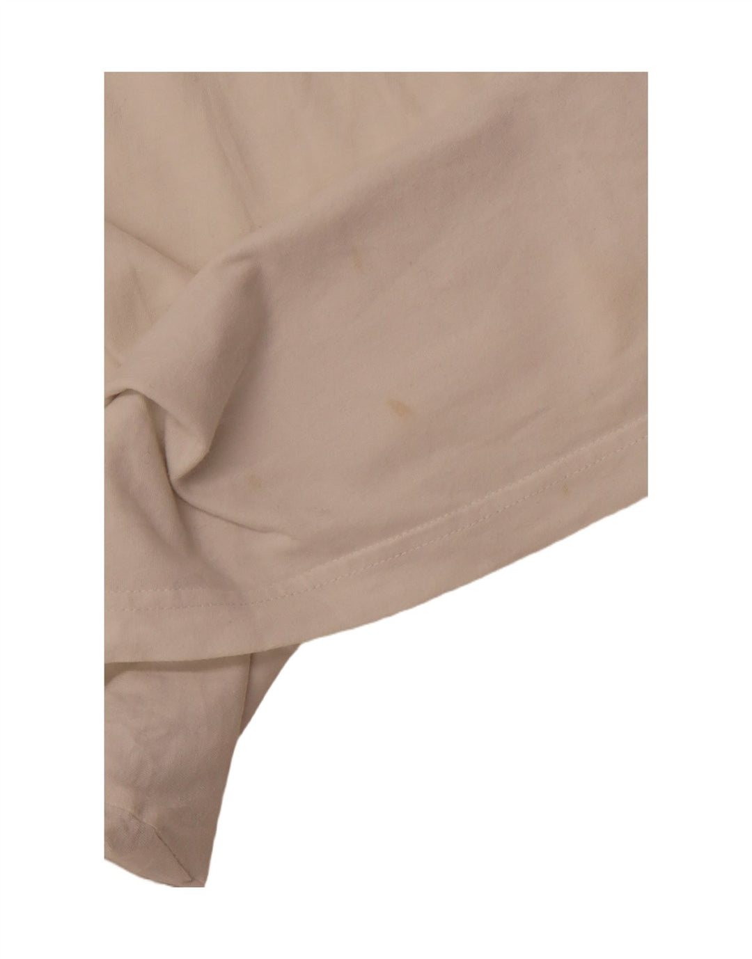 ADIDAS Herre T-Shirt Top Lille Off White Bomuld