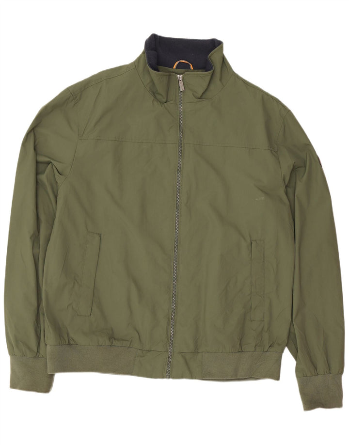 Lumberjack Herre Bomber Jacket EU 56 3XL Grøn Nylon