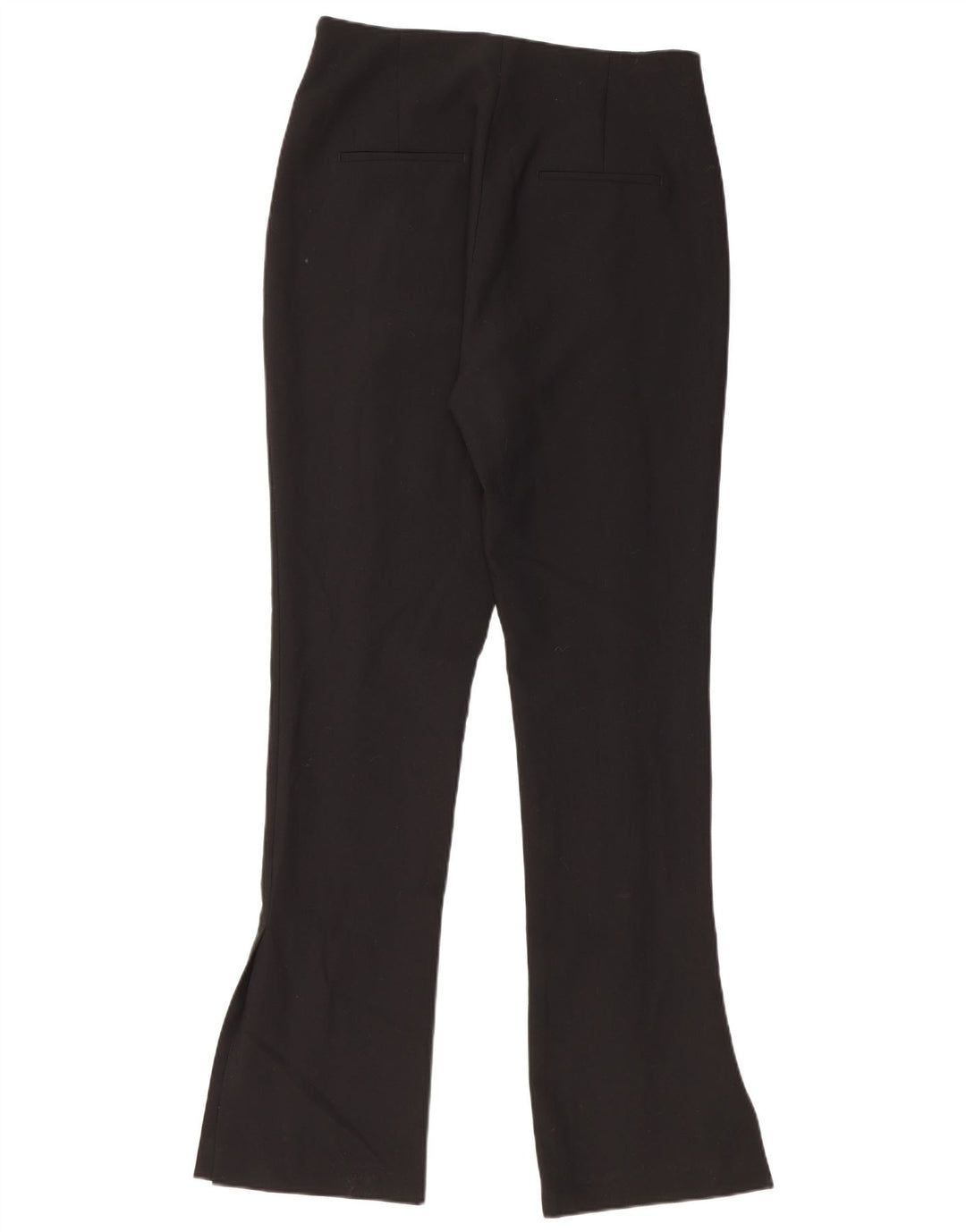 ZARA Dame Bootcut Casual Bukser Stor sort polyester