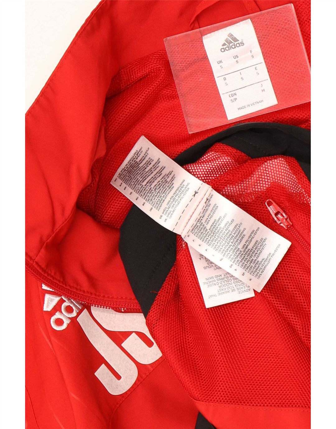 Adidas Herre TSV Loccum Træningsdragt Topjakke Lille Rød Colourblock Polyester