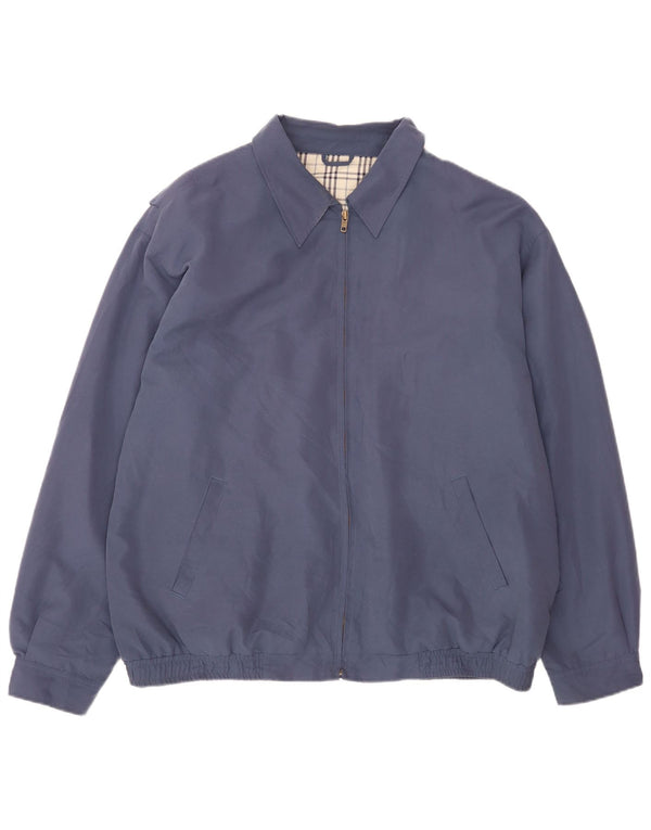 Bhs Bomberjakke til mænd UK 47/49 2XL marineblå bomuld