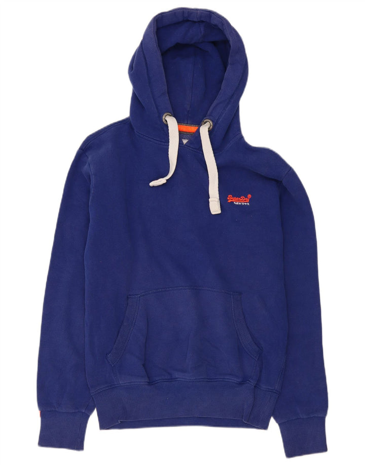 Superdry Hættetrøje til mænd, lille blå bomuld