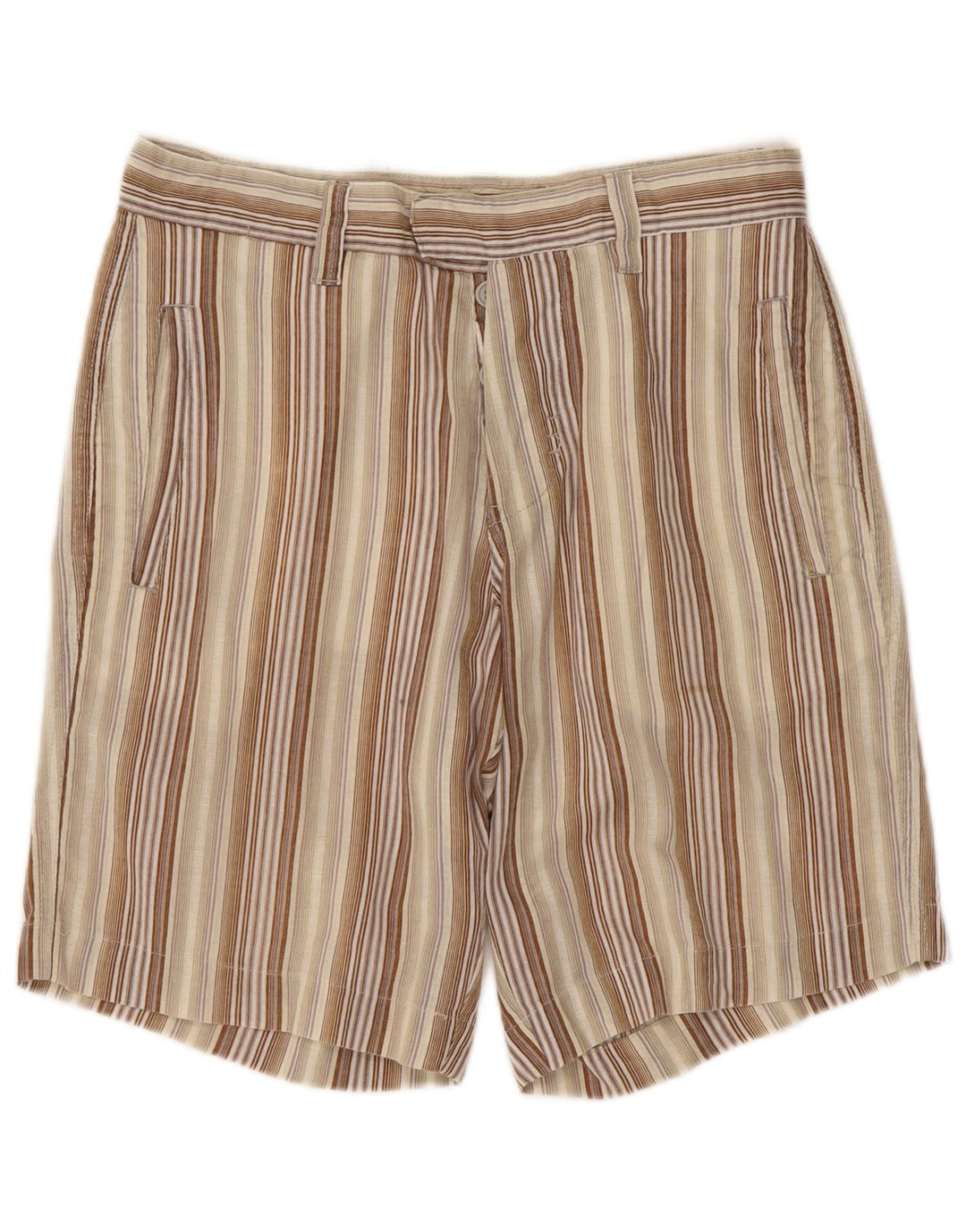 Meltin' Pot chinoshorts til kvinder W29 Medium flerfarvet stribet bomuld