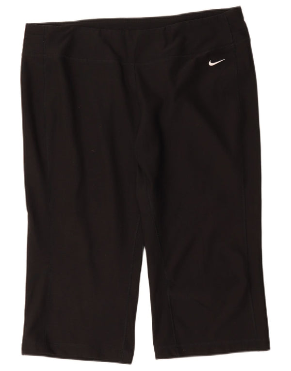 Nike Dame Capri Leggings UK 20/22 XL Sort