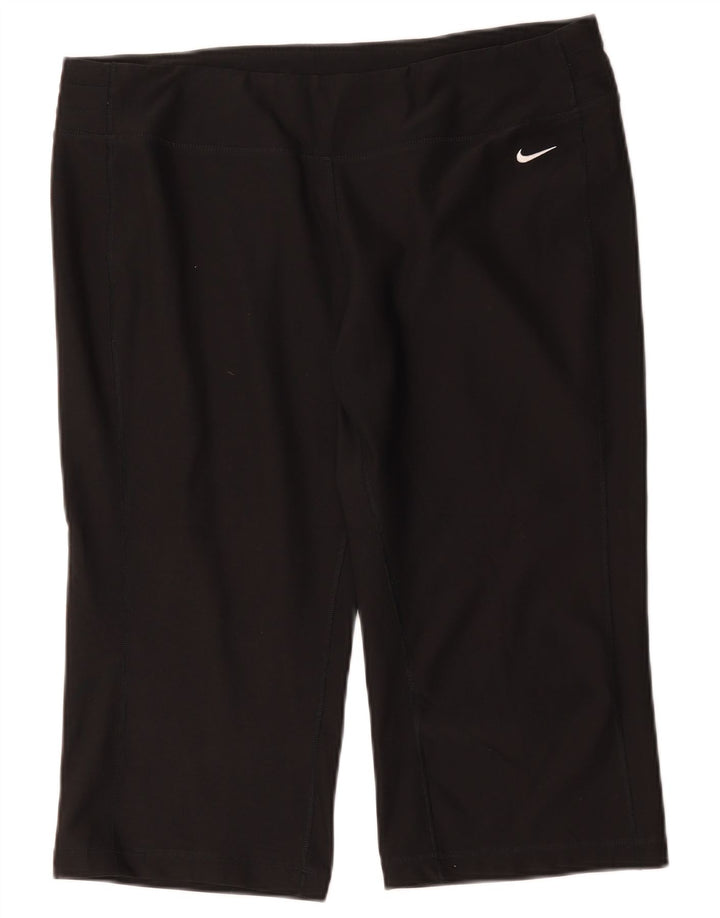 Nike Dame Capri Leggings UK 20/22 XL Sort