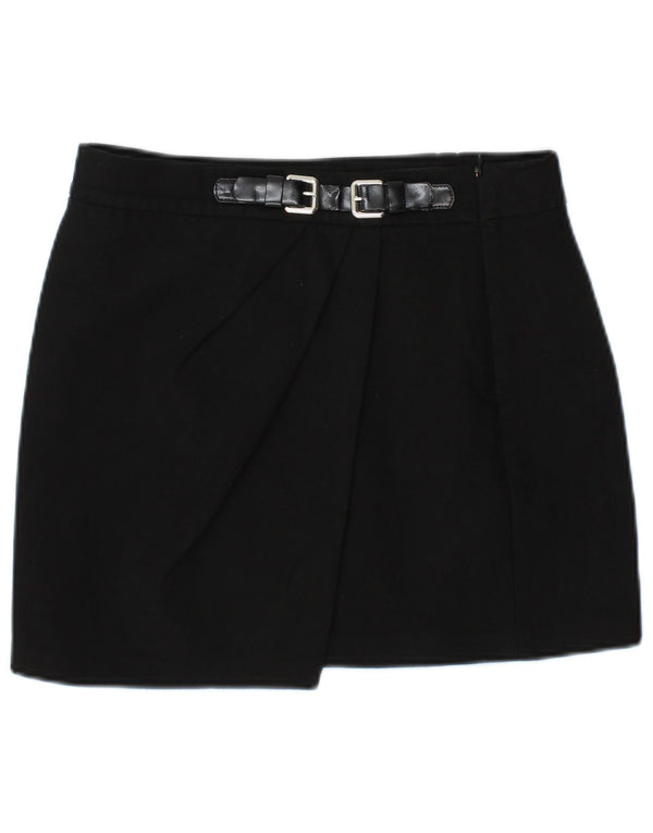 Zara Mini-nederdel til kvinder Small W27 Sort polyester