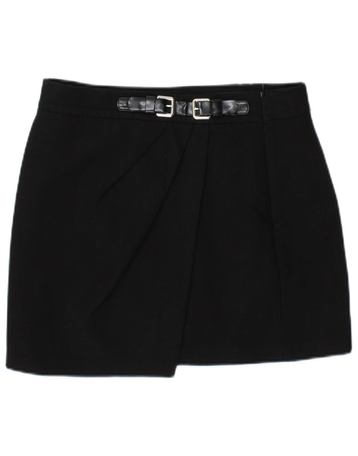 Zara Mini-nederdel til kvinder Small W27 Sort polyester