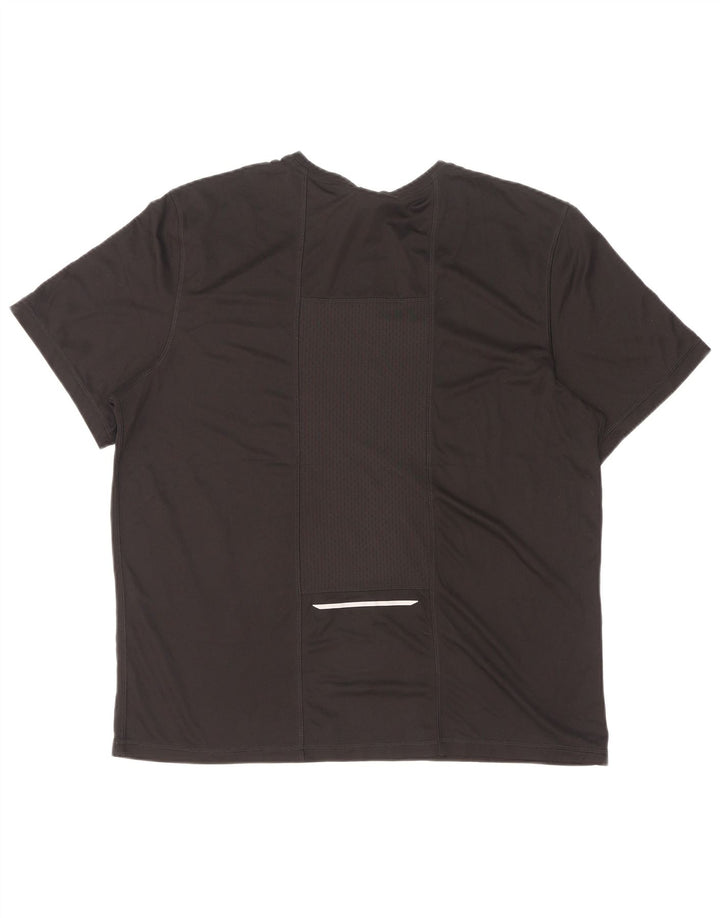Reebok Herre Grafisk T-Shirt Top Stor Sort Polyester