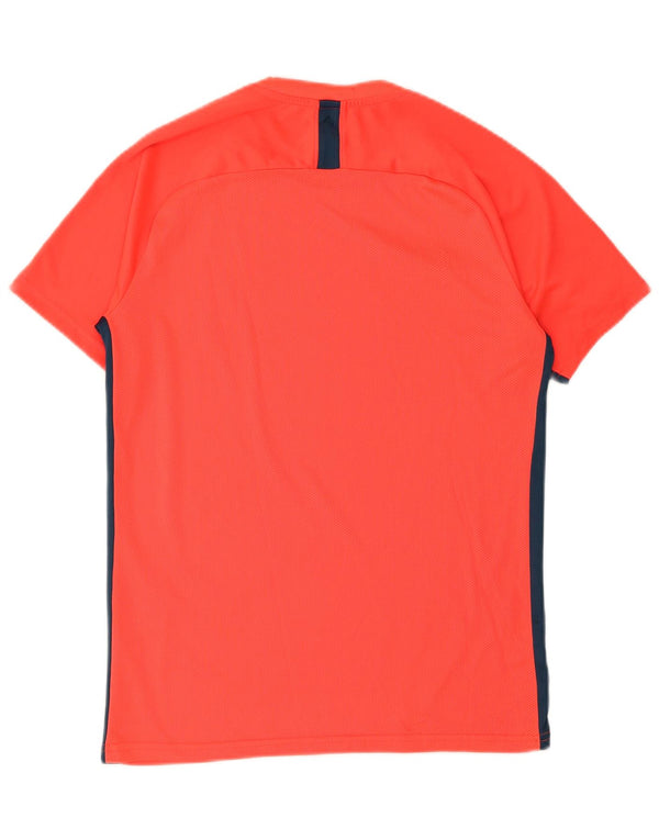 Nike Herre Dri Fit T-shirt Top Medium Rød Colourblock