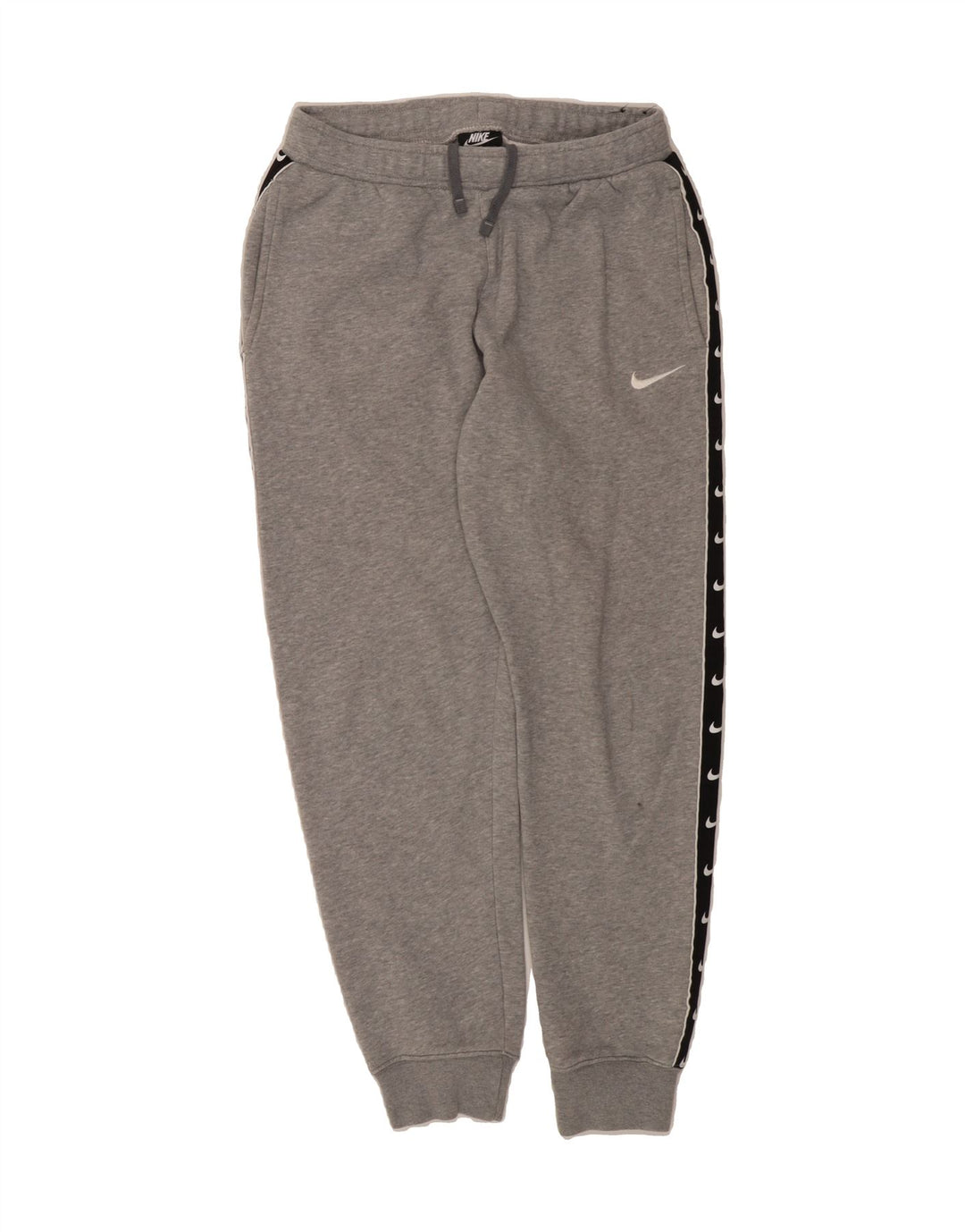 NIKE Mens Graphic Tracksuit Trousers Joggers Small  Grey Cotton Vintage Nike and Second-Hand Nike from Messina Hembry 