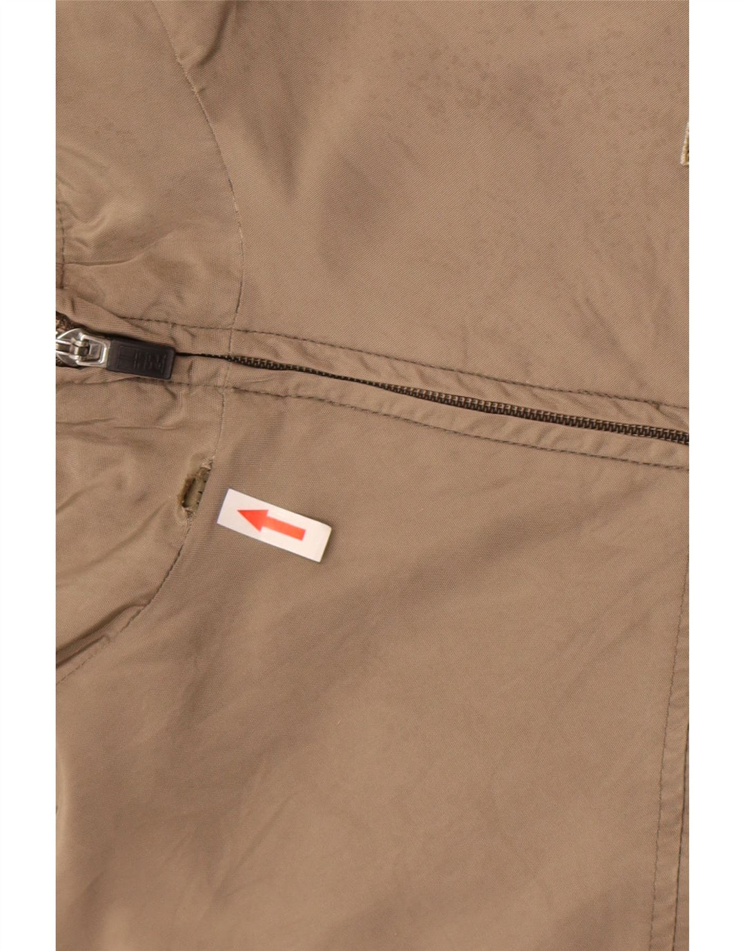 Napapijri Boys Geographic Windbreaker Jacket 9-10 år Beige Polyamid