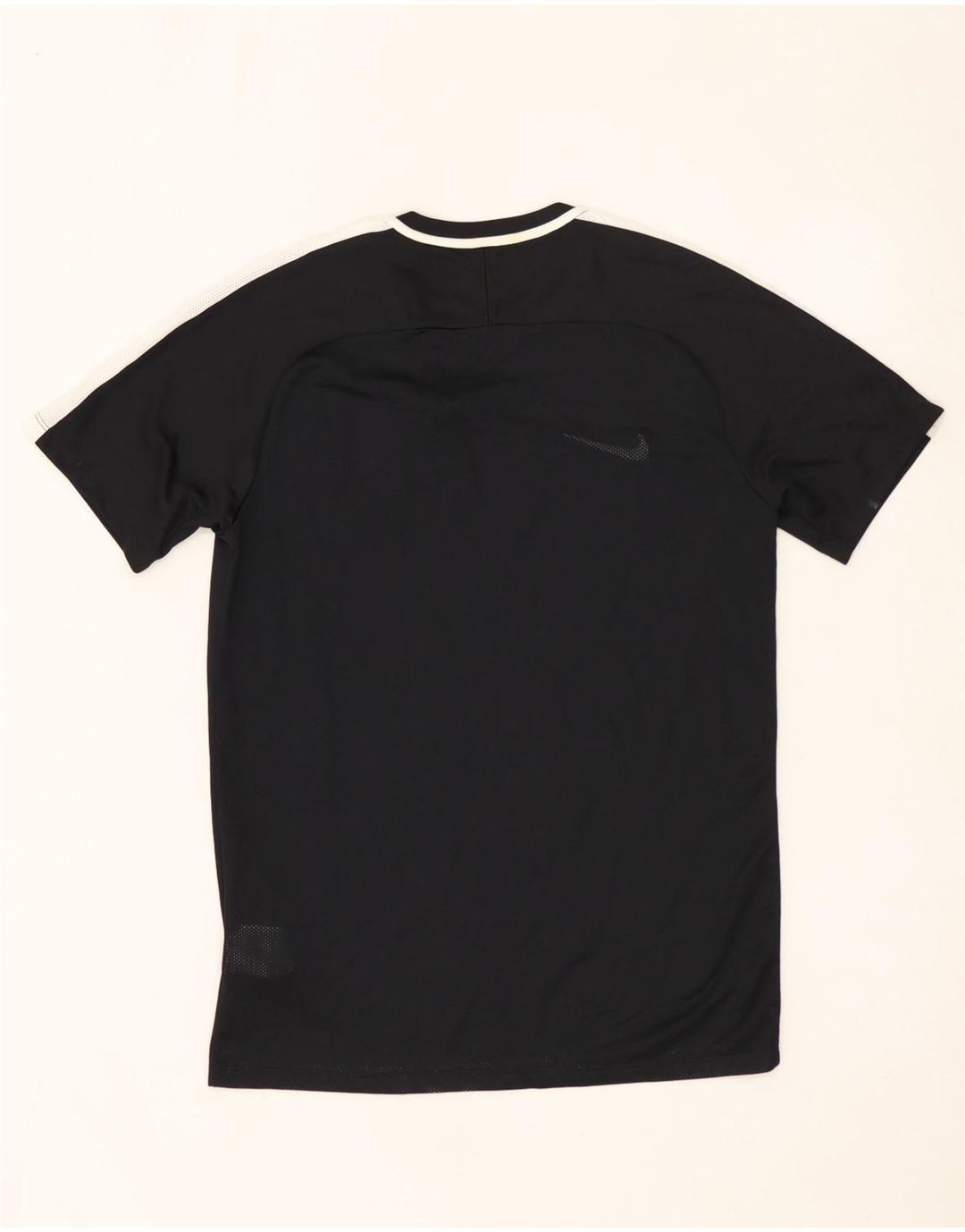 Nike Herre Dri Fit T-shirt Top Medium Sort Colourblock Polyester