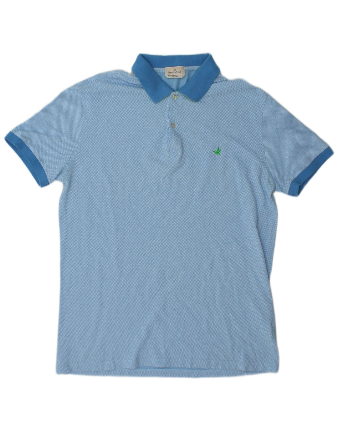 Brooksfield Polo Shirt til mænd IT 54 XL Blå Bomuld