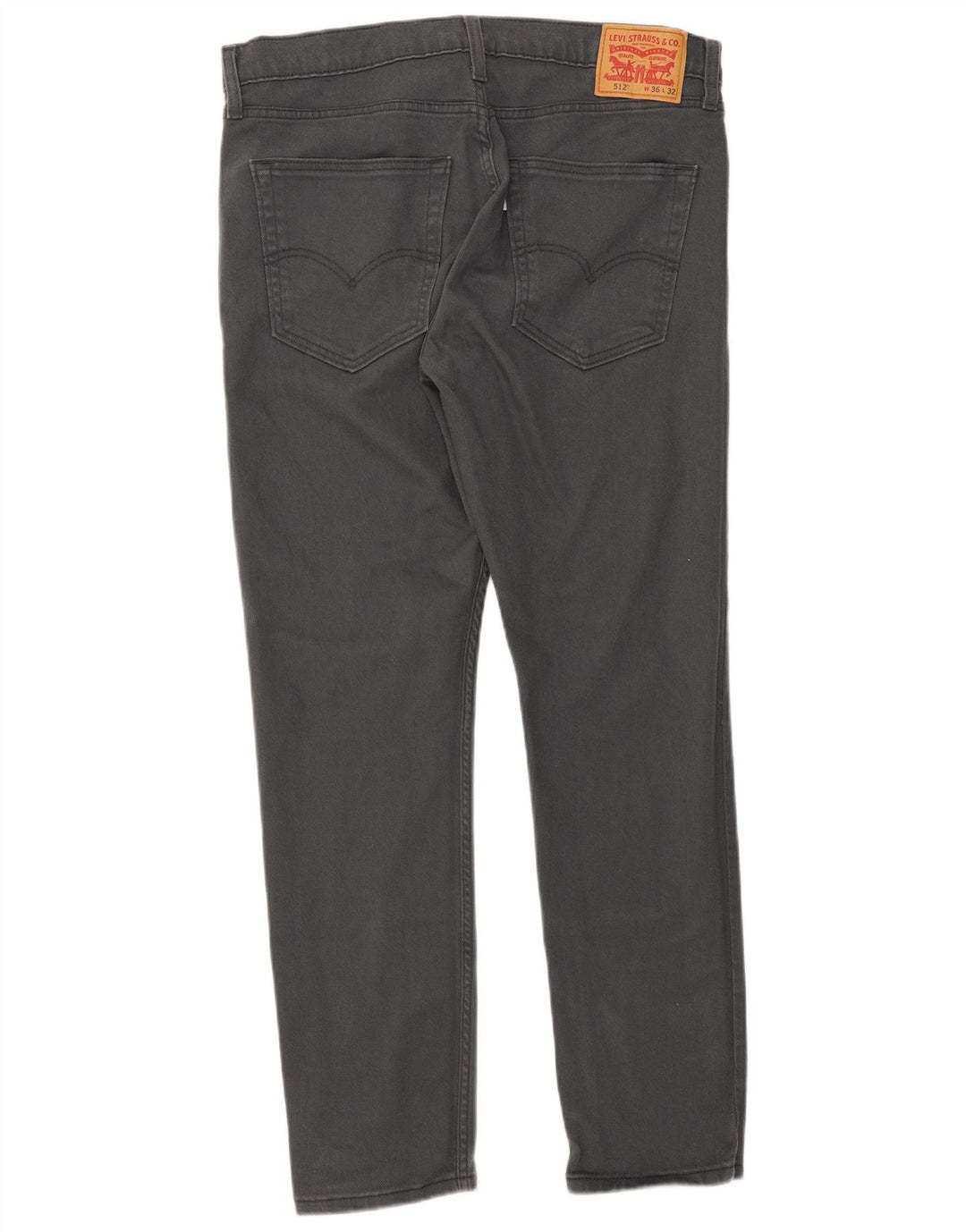 Levi's Herre 512 Slim Tapered Jeans W36 L32 Grå