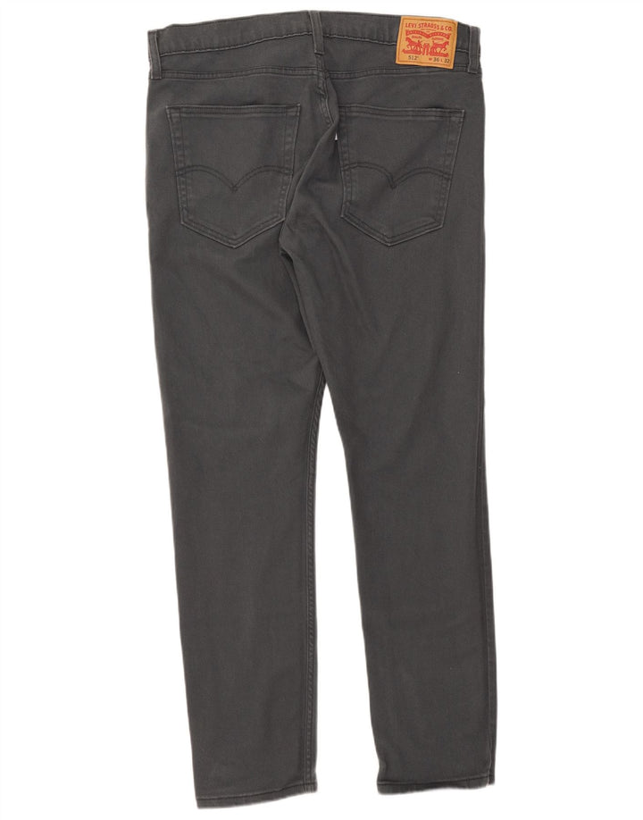 Levi's Herre 512 Slim Tapered Jeans W36 L32 Grå