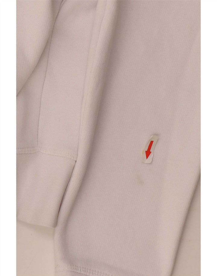 Tommy Hilfiger Herre grafisk hættetrøje Jumper Medium Hvid Bomuld