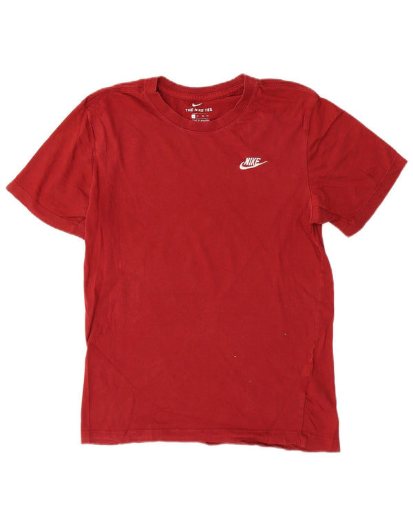Nike T-shirt top XS rød bomuld til mænd