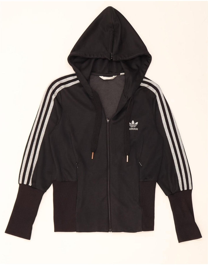 Adidas Dame Hættetrøje Sweater UK 18 XL Sort Polyester