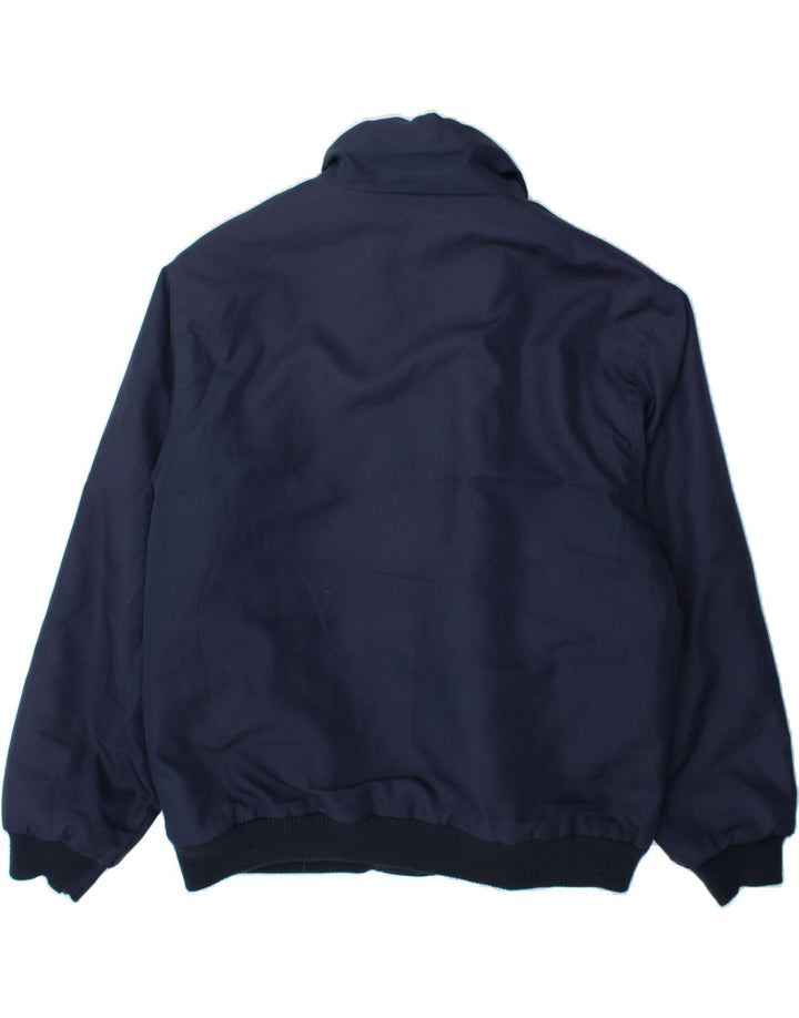 KAPPA Mens Bomber Jacket UK 44 2XL Navy Blue Polyester Vintage Kappa and Second-Hand Kappa from Messina Hembry 