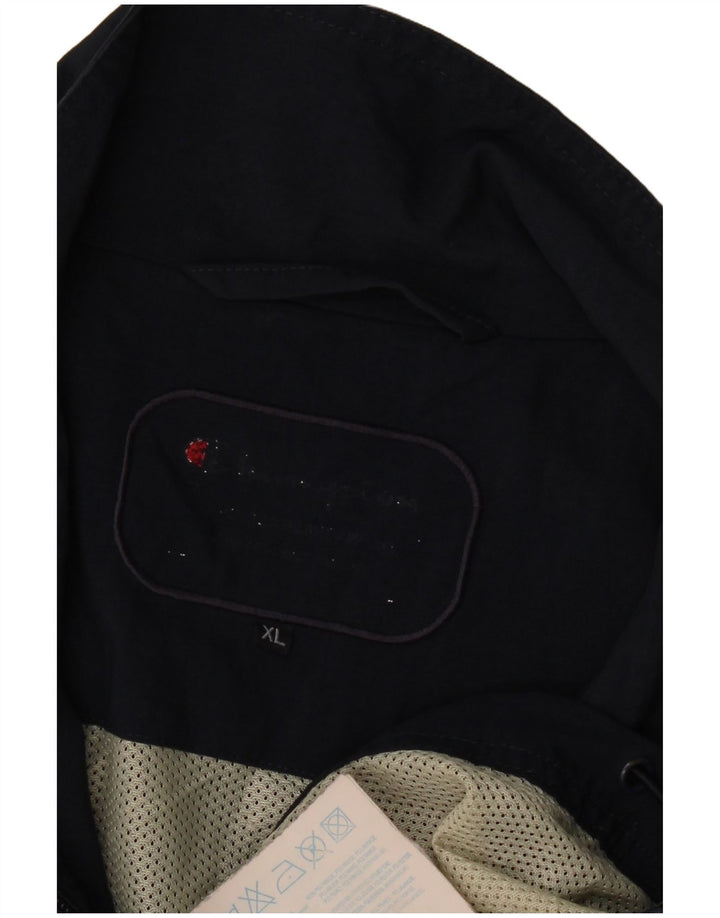 CHAMPION Herre Utility Jacket UK 42 XL Navy Blue Polyamide